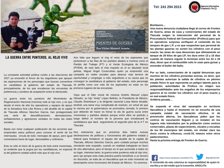 #GraphosCc #Tlx #Noticias #BarradeOpinión #Columna #FrentesdeGuerra | La guerra entre punteros, al rojo vivo. Por Victor Manuel Acosta by #AIGCcTlx®