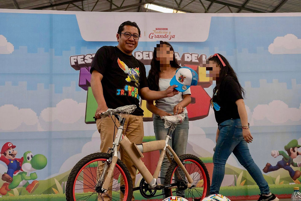 #GraphosCc #Tlx #Noticias #Municipios #Totolac |  Totolac celebró a su niñez con una gran fiesta temática de Mario Bros.