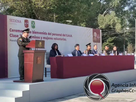 #AIGCcTlx | #EsNoticia Preside el comandante de la 23/a. Zona Militar Ceremonia del Servicio Militar