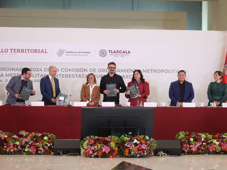 #GraphosCc #Noticias #GobMx #SEDATu | Logra Sedatu con gobiernos estatales consolidar el primer Programa de Ordenamiento Metropolitano de Puebla-Tlaxcala
• El documento plasma acciones y estrategias