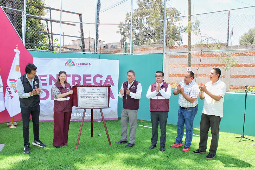 #GraphosCc #Tlx #Noticias #Municipios #TlaxcalaCapital | INAUGURA ALCALDE DE TLAXCALA REHABILITACIÓN DE LA CANCHA BLAS "CHARRO" CARVAJAL, OBRA IMPULSADA POR ALFONSO SÁNCHEZ GARCÍA