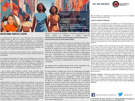 #GraphosCc #Tlx #Noticias #BarradeOpinión #Columna #LACOTIDIANIDADDELASMUJERES | MÉXICO RINDE CUENTAS A CEDAW. Por Elsa Cordero by #AIGCcTlx