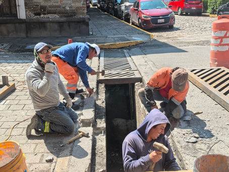 #GraphosCc #Tlx #Noticias #Municipios #TlaxcalaCapital | AYUNTAMIENTO DE TLAXCALA MEJORA EL DESAGÜE PLUVIAL EN LA AVENIDA INDEPENDENCIA