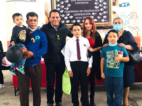 #AIGCcTlx | Acude SAGA a graduación escolar en Zacatelco