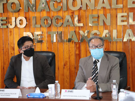 #AIGCcTlx | REALIZÓ INE TLAXCALA MESA DE DELIBERACIÓN DE RESULTADOS 
DE LA CIYJ 2021
