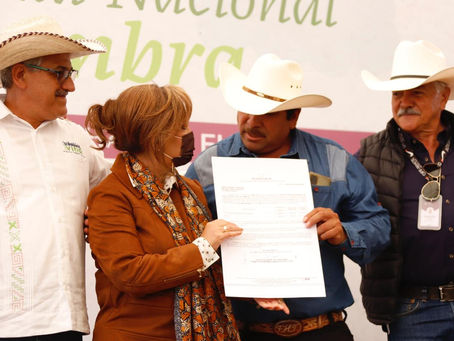 #AIGCcTlx | ENCABEZÓ GOBERNADORA LORENA CUÉLLAR 3RA JORNADA NACIONAL DE SIEMBRA EN EMILIANO ZAPATA