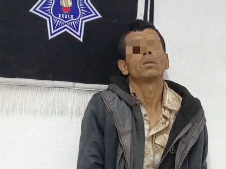 #GraphosCc #Tlx #Noticias #Municipios #Tetla | Policía Municipal de Tetla detiene a una persona por probable robo de cable telefónico en San Francisco Atexcatzinco