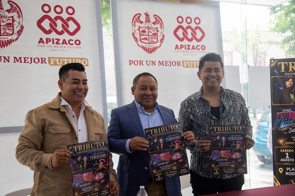 #GraphosCc #Tlx #Noticias #Municipios #Apizaco | ANUNCIA GOBIERNO MUNICIPAL DE APIZACO ESPECTÁCULO TRIBUTO A LOS TEMERARIOS CON PROPÓSITO SOCIAL Y ACCESO SOLIDARIO