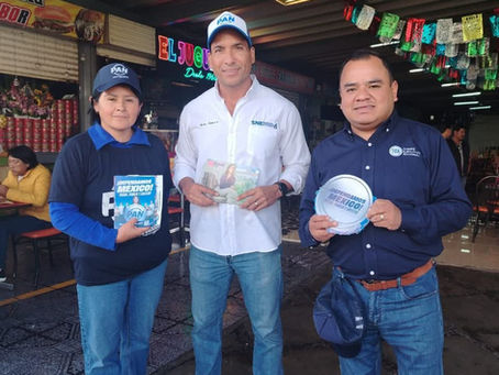 #GraphosCc #Tlx #Noticias | ¡La brigada del #RelanzamientoPAN sigue llevando nuestro mensaje a cada rincón de la capital!