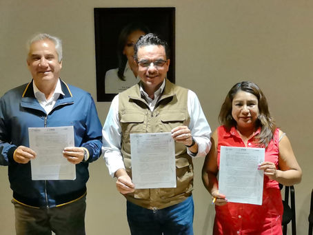 #GraphosCc #Tlx #Noticias #Municipios #Yauhquemehcan | Firma Yauhquemehcan convenio para identificar descargas de aguas residuales