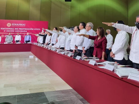 #AIGCcTlx | RINDIÓ PROTESTA LCC ANTE EL CONSEJO NACIONAL DE SEGURIDAD PÚBLICA Y PROTECCIÓN CIVIL