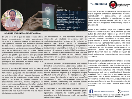 #GraphosCc #Tlx #Noticias #BarradeOpinión #Columna #RitmosPropios | DEL ÉXITO APARENTE AL BIENESTAR REAL. Por Miguel Ángel Sosa by #AIGCcTlx
