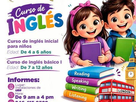 #GraphosCc #Tlx #Noticias #Municipios #Zacatelco | UBR Zacatelco abre convocatoria para cursos de inglés dirigidos a niñas y niños