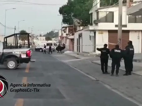 #GraphosCc #Tlx #EsNoticia Muere un hombre en un presunto ataque directo con arma de fuego