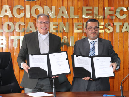 #GraphosCc #Tlx #Noticias | ACUERDAN INE Y SSC ACCIONES PARA LA IMPLEMENTACIÓN DEL VOTO EN PRISIÓN