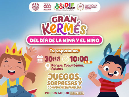 #GraphosCc #Tlx #Noticias #Municipios #Apizaco | APIZACO CELEBRARÁ A LA NIÑEZ CON GRAN KERMÉS LLENA DE JUEGOS, COMIDA Y DIVERSIÓN