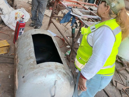 #GraphosCc #Tlx #Noticias #Municipios #SPM | Atiende Protección Civil de SPM reporte de fuga de gas; fue por corte y lavado de tanque estacionario