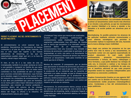 #GraphosCc #Noticias | #Columna Product Placement. Haz del entretenimiento tu mejor publicista.