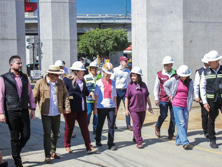#GraphosCc #Tlx #Noticias #Municipios #Chiautempan | Claudia Sheinbaum supervisa avances del viaducto acompañada de la gobernadora Lorena Cuéllar y la alcaldesa Blanca Angulo