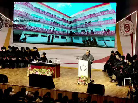 #AIGCcTlx | Presenta Rector de la UATx primer informe de actividades