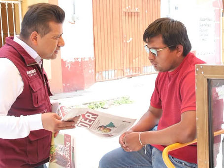 #GraphosCc #Tlx #Noticias | Desde el territorio se fortalece la Transformación; Carlos Augusto Pérez recorre Calpulalpan y dialoga con las familias