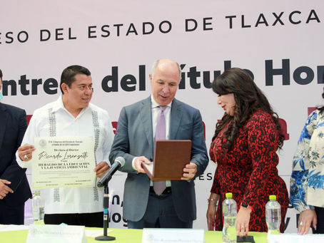 #AIGCcTlx | Reconoce Congreso al Dr. Ricardo Lorenzetti