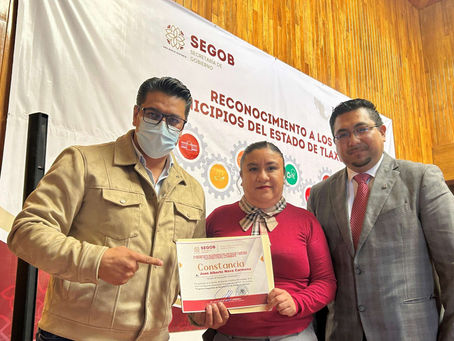 #GraphosCc #Tlx #Noticias #Municipios #Tetla | Reconocen al gobierno de Tetla  por cumplir con la Guía Consultiva de Desempeño Municipal