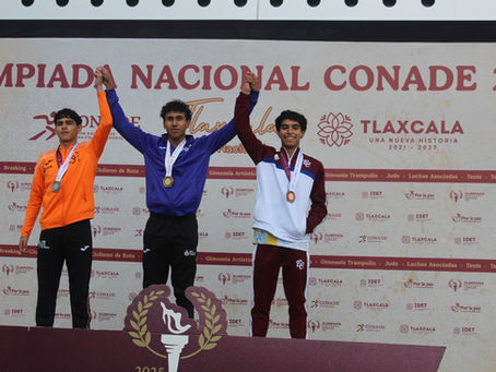 #GraphosCc #Tlx #Noticias | ELIECER ALEJANDRO IMPONE NUEVO RÉCORD NACIONAL EN LOS 150 MTS PLANOS