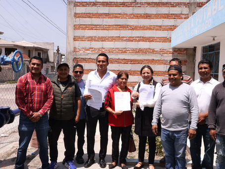 #GraphosCc #Tlx #Noticias #Municipios #SPM | Recuperan autoridades de SPM control del pozo de agua potable en barrio de Santiago