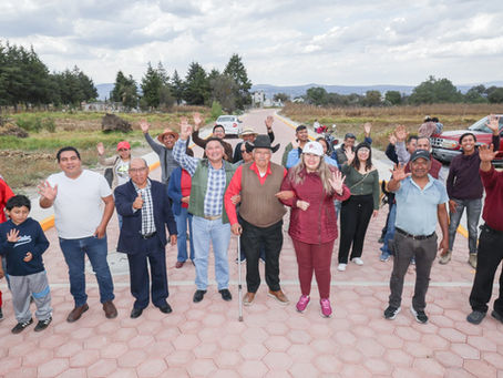 #GraphosCc #Tlx #Noticias #Municipios #Chiautempan | Blanca Angulo entrega tres calles más en comunidades de Chiautempan