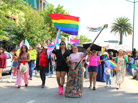 #GraphosCc #Tlx #Noticias | Sandy Aguilar acompaña la Marcha PRIDE Apizaco 2026