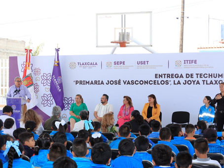 #GraphosCc #Tlx #Noticias | FORTALECE GOBERNADORA ESTRUCTURA EDUCATIVA EN FAVOR DE LA NIÑEZ TLAXCALTECA

• Entregó obras en dos escuelas primarias del municipio de Tlaxcala con apoyo del ITIFE