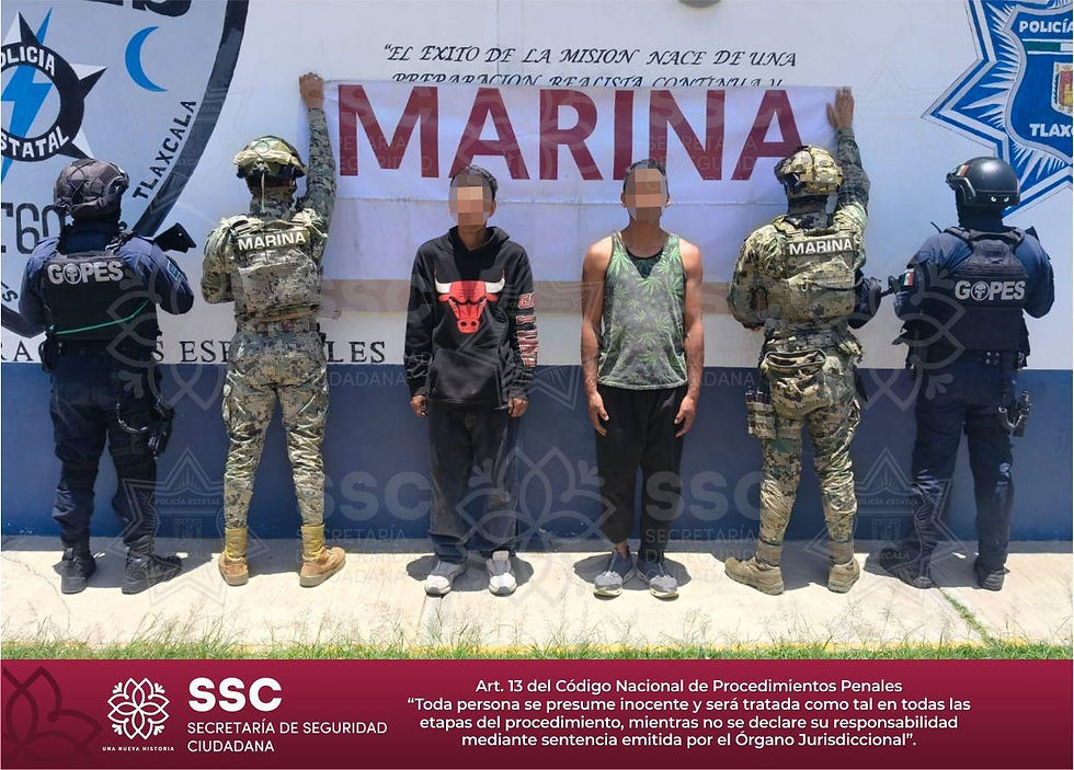 #GraphosCc #Tlx #Noticias #GobTlax | DETIENEN SSC Y MARINA A DOS SUJETOS POR NARCOMENUDEO EN HUACTZINCO
