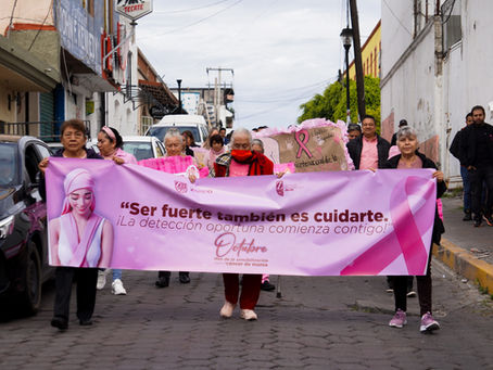 #GraphosCc #Tlx #Noticias #Municipios #Zacatelco | Zacatelco realiza dos caminatas de sensibilización para promover la prevención del cáncer de mama
