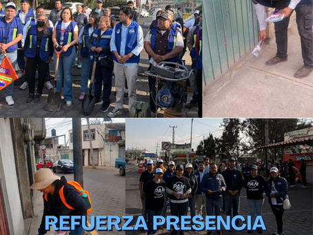#GraphosCc #Tlx #Noticias | PAN Tlaxcala refuerza presencia territorial con brigadeo en San Pablo del Monte.
