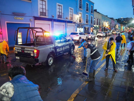#GraphosCc #Tlx #Noticias #Municipios #TlaxcalaCapital | ALCALDE ALFONSO SÁNCHEZ GARCÍA ACTIVA BRIGADAS DE ATENCIÓN TRAS FUERTE LLUVIA Y GRANIZADA EN LA CAPITAL