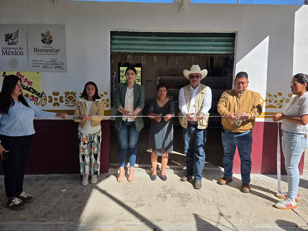 #GraphosCc #Tlx #Noticias #Municipios #Yauhquemehcan | Inaugura Alcalde David Vega Tienda Bienestar en Tlacuilohcan.