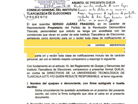 #GraphosCc #Tlx #Noticias | Uso Político de Universidades para afiliarse a Morena es una práctica del viejo PRI: PRD Tlaxcala