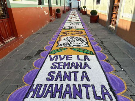 #GraphosCc #Tlx #Noticias #Municipios #Huamantla | VIVE LA SEMANA SANTA EN HUAMANTLA A TRAVÉS DE SU ARTE EFÍMERO