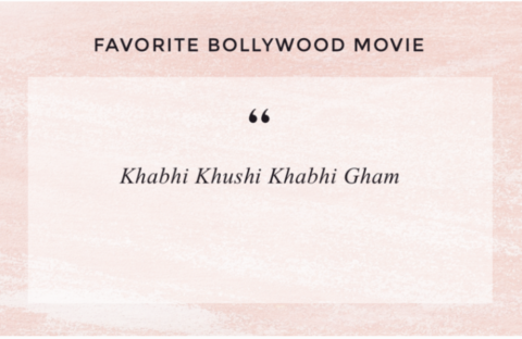text on image - Fav bollywood movie - Kabhi Khushi kabhi gham