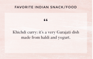 text on image -  Fav indian snack - Khichdi Curry - a gujurati dish