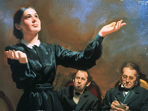 Elena G. de White durante una vision.jpg