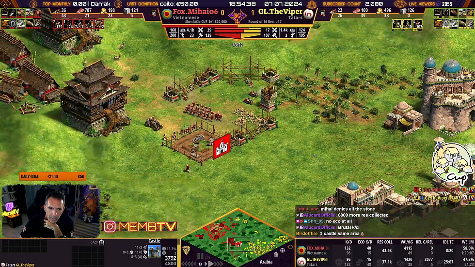 Mihai sieges down TheViper's defensive castle in Game 2