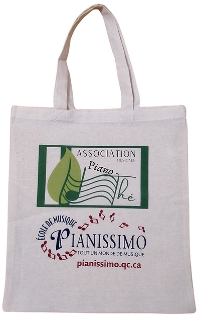 Sac beige stylé sur fond blanc, idéal pour transporter vos instruments de musique chez Pianissimo;