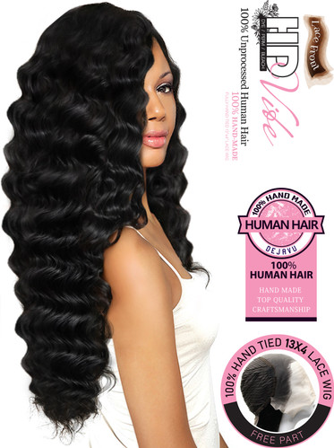 【HI FI FNK】None Dirty Waffled Top Hairsmarket 13x6 HD FuLL Lace Frontal Wig Deep Wave Pull On