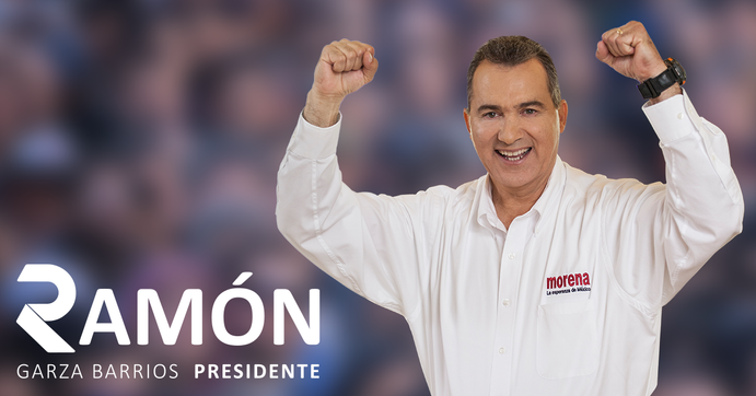 Ramón Garza Barrios Termina campaña trabajando por Nuevo Laredo.