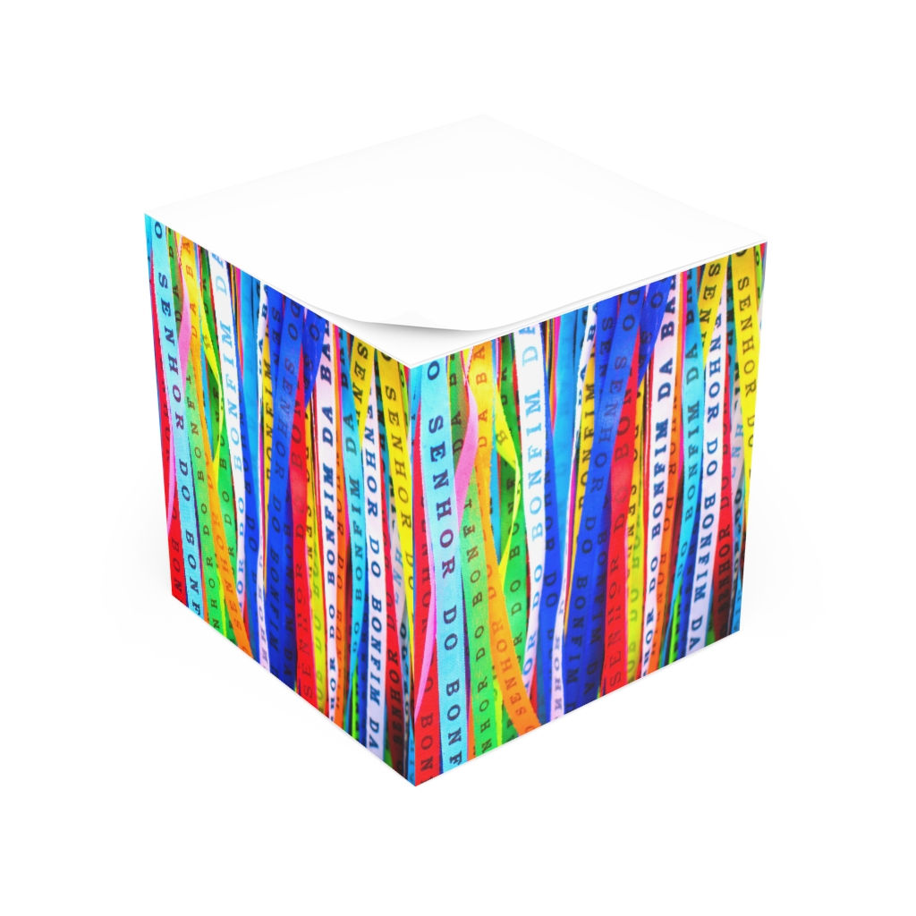 Vai na Fé Sticky Notes Cube