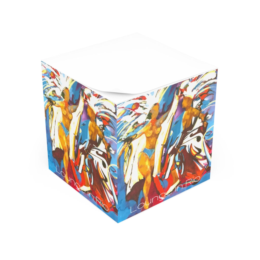 Passista & Mestre Samba Sticky Notes Cube