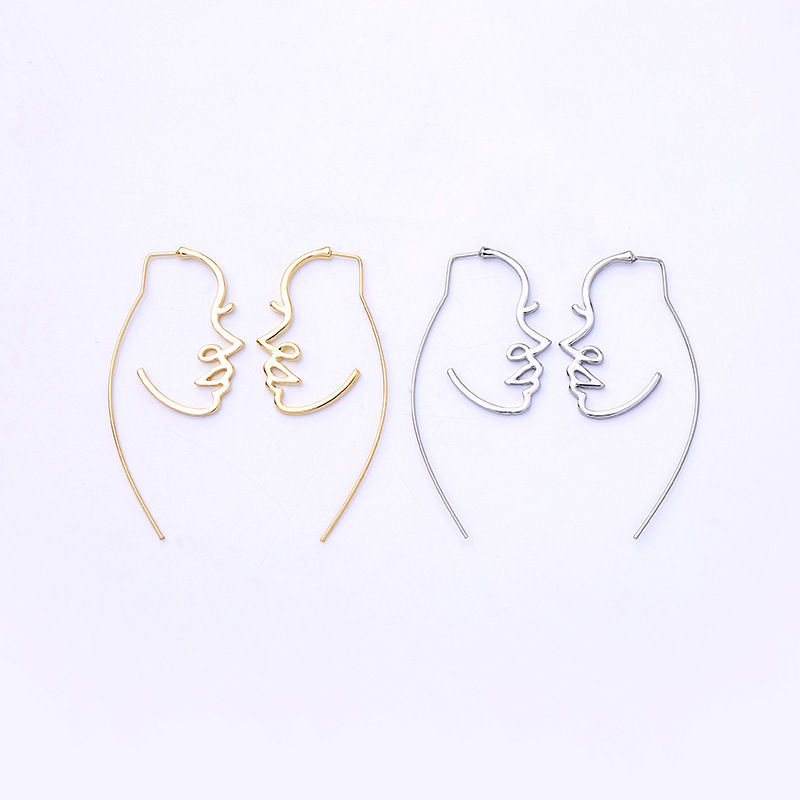 Thumbnail: LRJ EARRINGS | Zoe | SILVER Color Female Silhouette