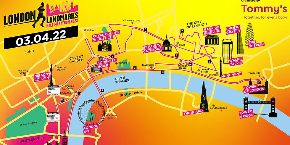 London Landmarks Half Marathon 2022